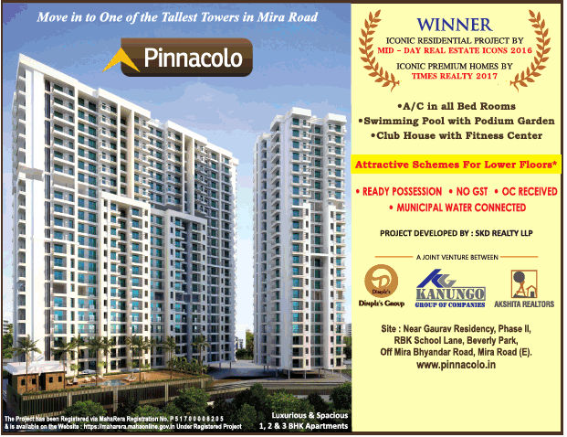 Dimple Pinnacolo move in to one of the tallest towers in Mira Road, Mumbai Update